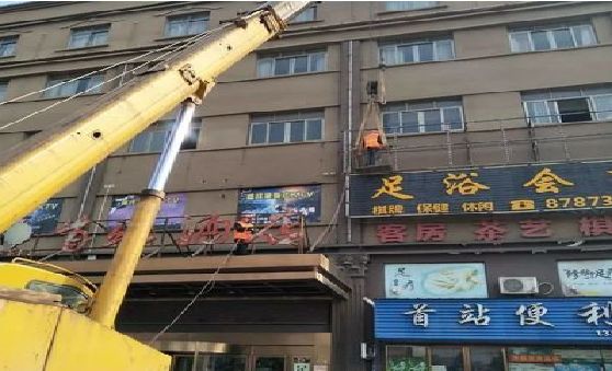周口安装较高的门店招牌有什么好的方法？